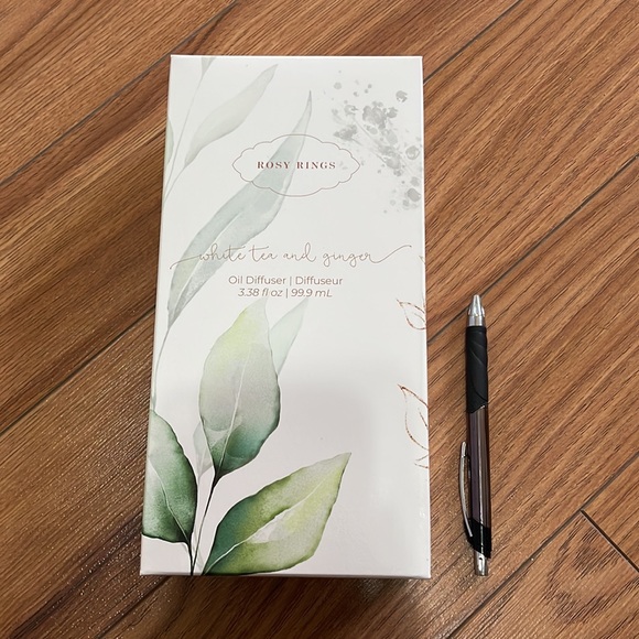 🆕 Rosy Rings Oil Diffuser Kit White Tea & Ginger Reed - Picture 3 of 4